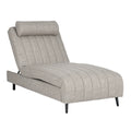**Moderne chaise longue met gestreept ontwerp en verstelbare rugleuning**